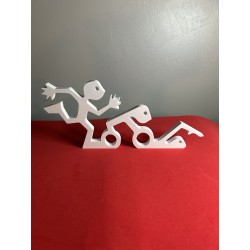 Décoration Triathlon impression 3d - Jln3D - lettrage impression 3d - Metz - Thionville - Luxembourg