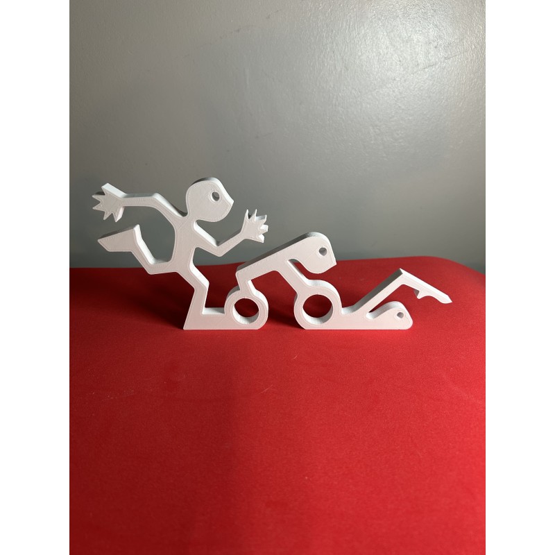 Décoration Triathlon impression 3d - Jln3D - lettrage impression 3d - Metz - Thionville - Luxembourg