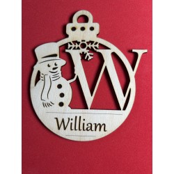 Lettre pour la décoration de sapin de Noël – découpe laser artisanale | JLN3D