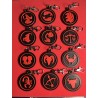 Portes clés signe du Zodiac imprimés en 3d - letrrage 3d - Metz - Moselle - Thionville - Luxembourg