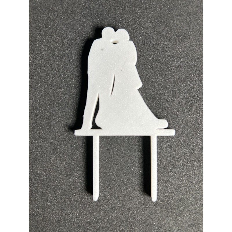 décoration en lettrage 3D pour gâteau de mariage ‒ topper “gâteau des mariés - lettrage 3d Metz - Thionville - Luwembourg