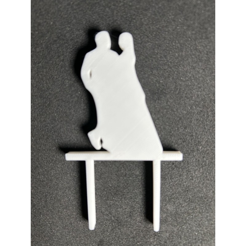 décoration en lettrage 3D pour gâteau de mariage ‒ topper “gâteau des mariés