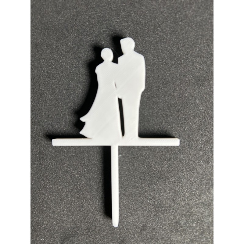 décoration en lettrage 3D pour gâteau de mariage ‒ topper “gâteau des mariés