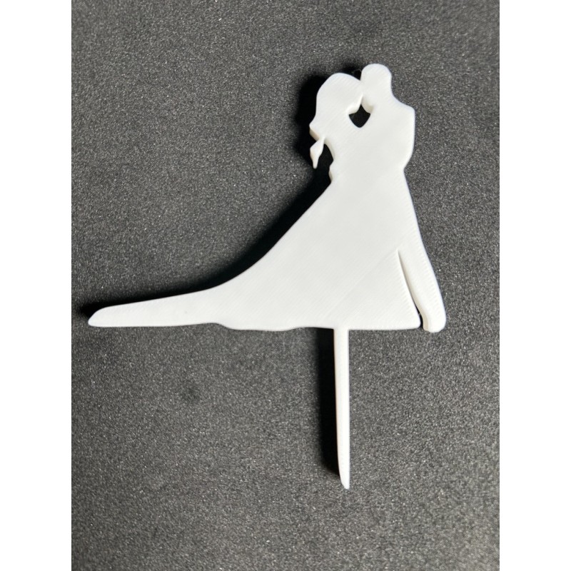 décoration en lettrage 3D pour gâteau de mariage ‒ topper “gâteau des mariés