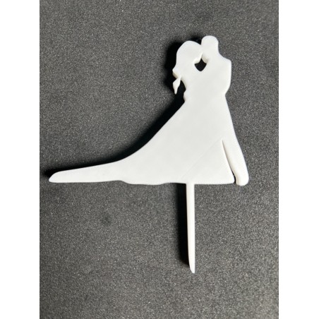 décoration en lettrage 3D pour gâteau de mariage ‒ topper “gâteau des mariés