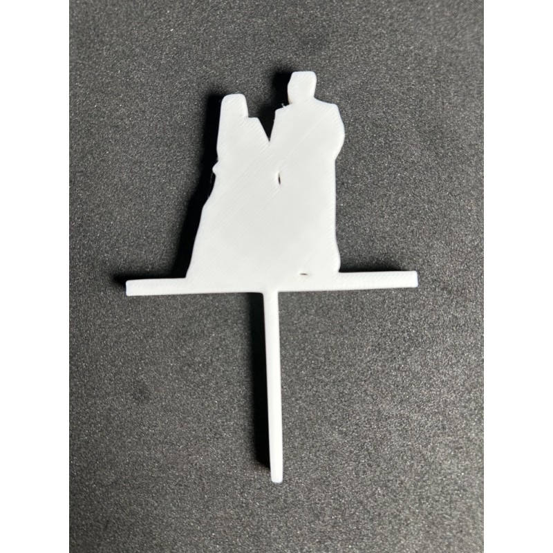 décoration en lettrage 3D pour gâteau de mariage ‒ topper “gâteau des mariés