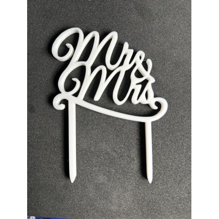 Cake topper 3D Mariés JLN3D en PLA écologique