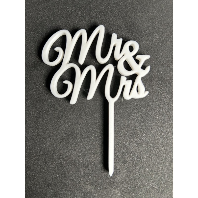 Cake topper 3D Mariés JLN3D en PLA écologique