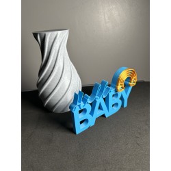 Lettrage 3D « Hello Baby » – Décoration naissance – JLN3D