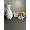 Lettrage 3D « Hello Baby » – Décoration naissance – JLN3D