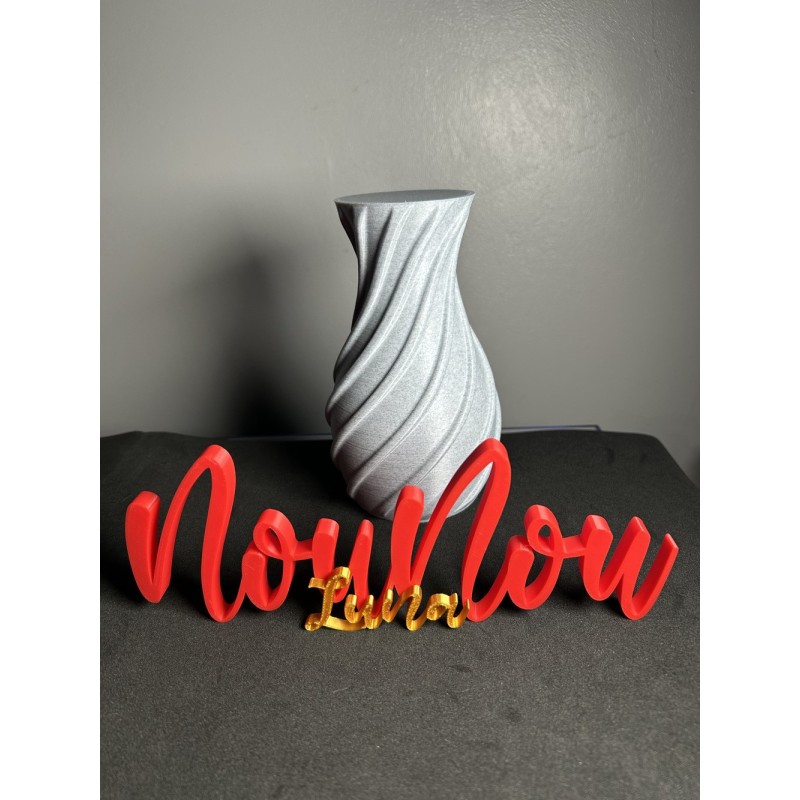 Lettrage 3D Nounou — une décoration personnalisée et pleine de douceur.