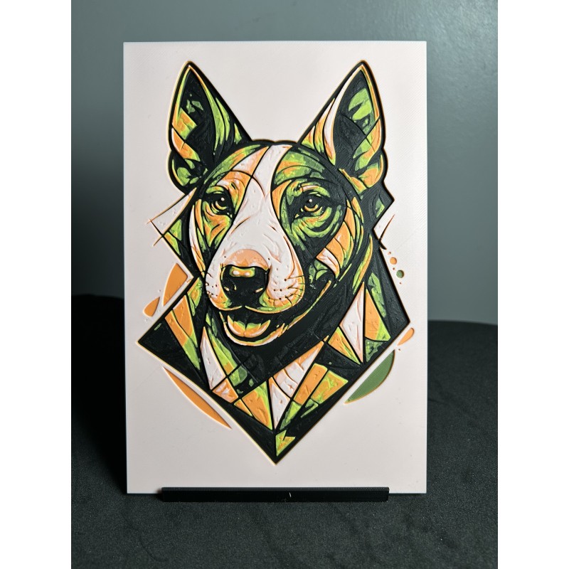Impression 3d Bull Terrier - Hueforge