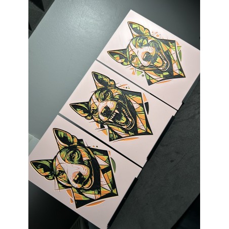 Impression 3d Bull Terrier - Hueforge