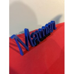 Lettrage 3D « Maman je t’aime » – lettrage | JLN3D