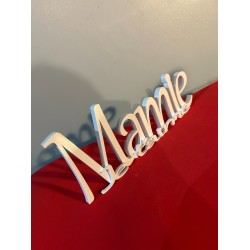 Lettrage 3D « Mamie je t’aime »  | JLN3D